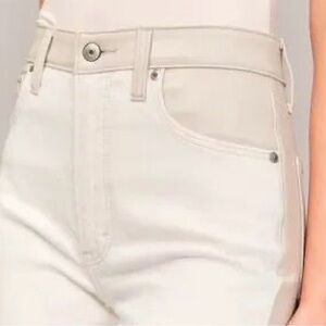 Abercrombie & Fitch Mixed Fabric 90 Slim Straight High Rise Women’s Size 28/6 L